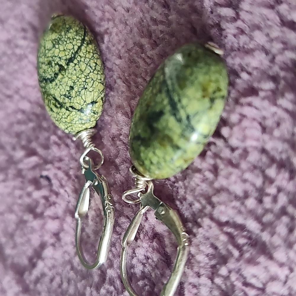 Earrings, coral,925